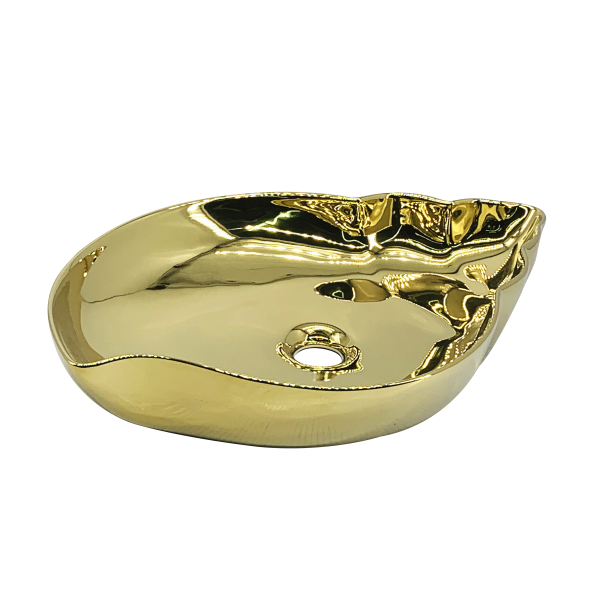 BX-4613 S9GD BathX Lauf Art Gold Basin